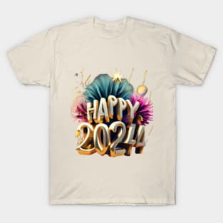 Happy New Year 2024 T-Shirt